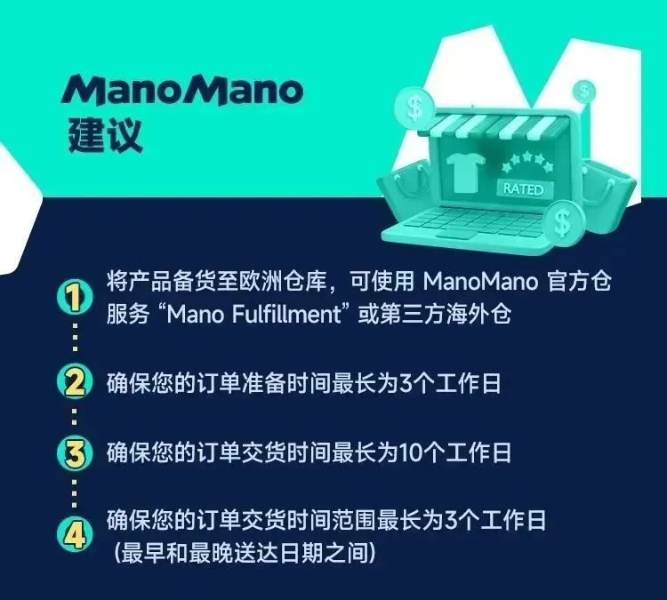 法国manomano怎么发货？附物流费用及发货方式