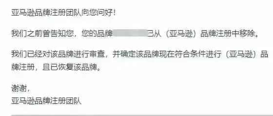 亚马逊品牌滥用潮反转，大批卖家账号一夜恢复！